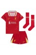 Liverpool Luis Diaz #7 Babytruitje Thuis tenue Kind 2024-25 Korte Mouw (+ Korte broeken)